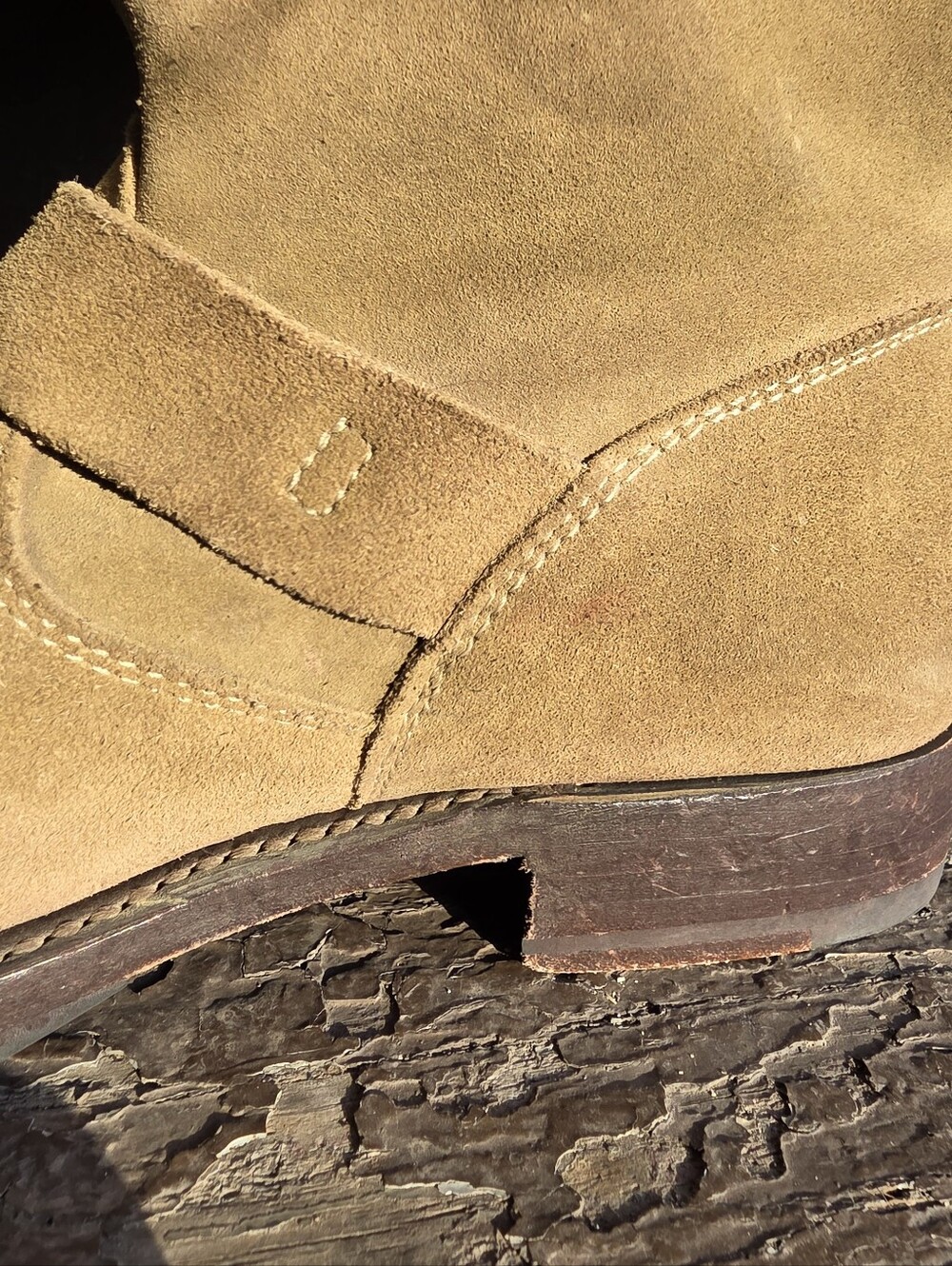 Frye Veronica Short 70590 Womens Green Tan Suede Hook & Loop Engineer Boots - Picture 10 of 15